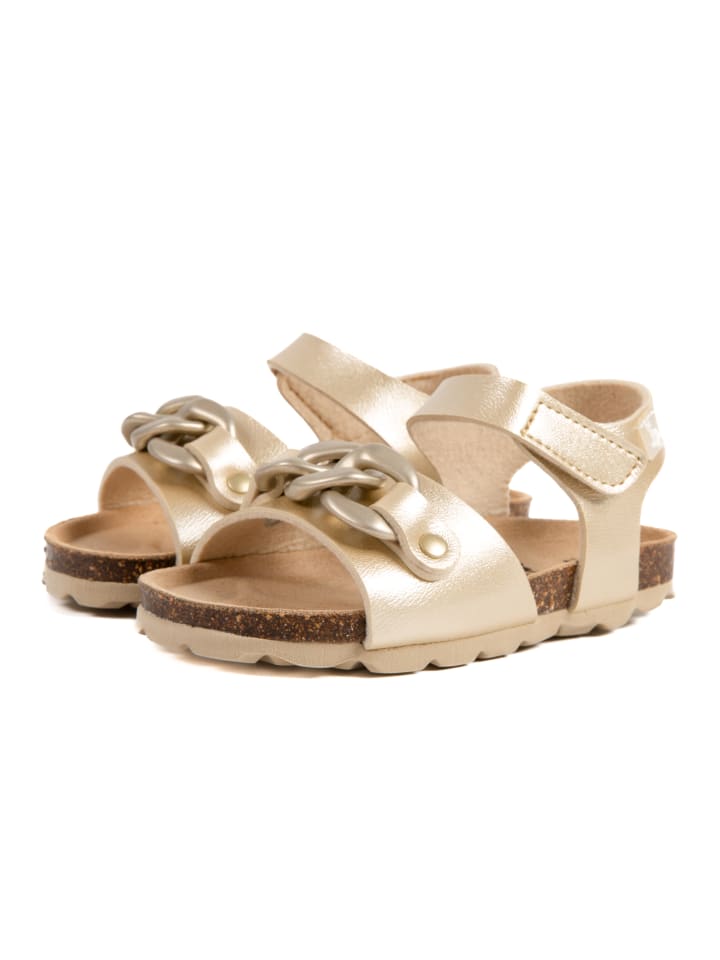 billowy Pantoletten  in gold günstig kaufen