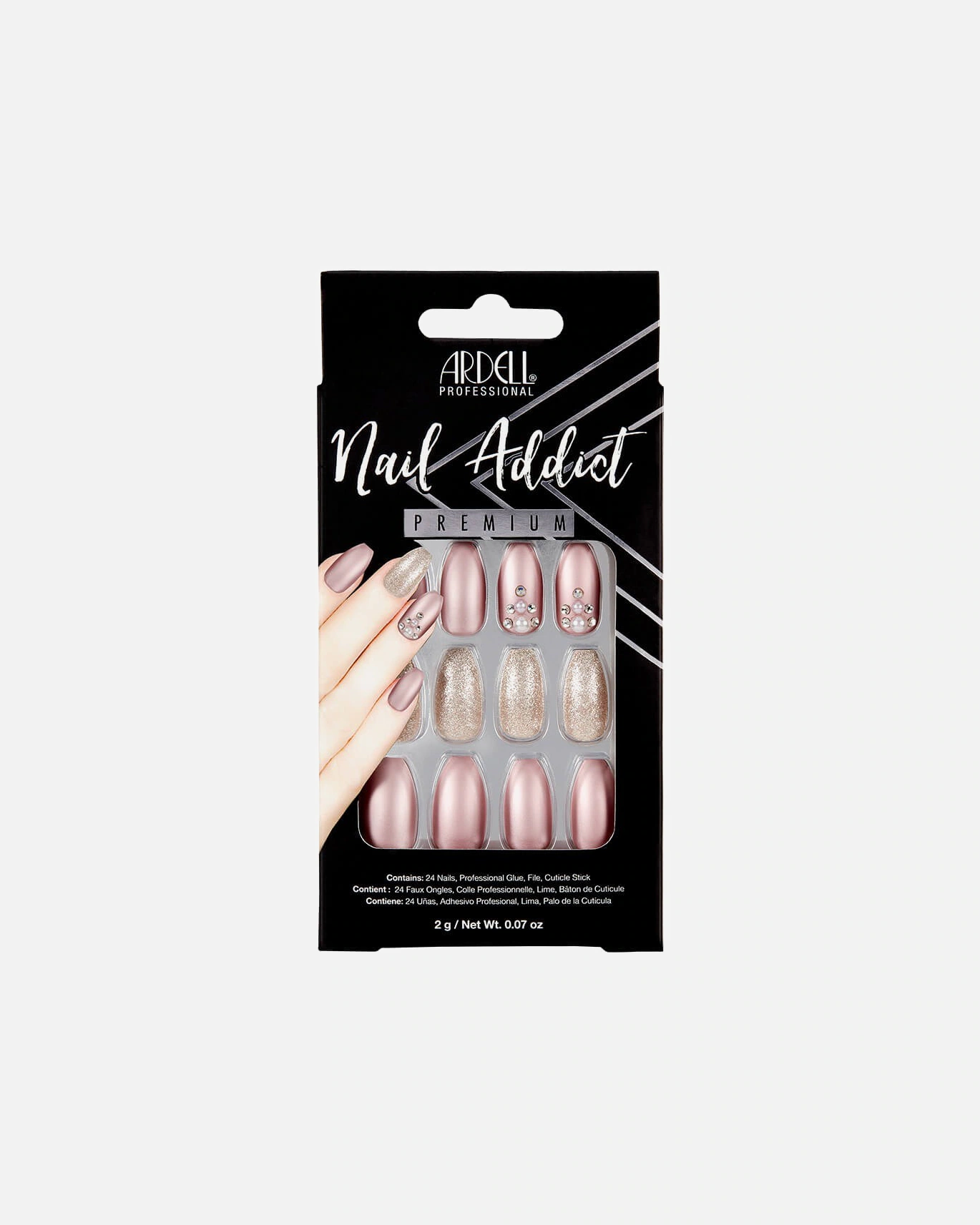 Ongles artificiels prêts à poser Ardell avec accessoires