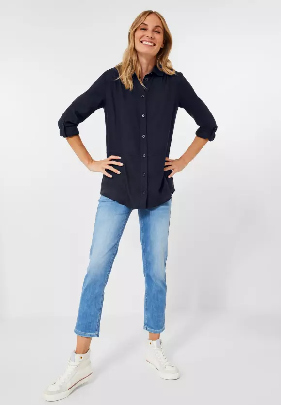 CECIL Longbluse in Unifarbe