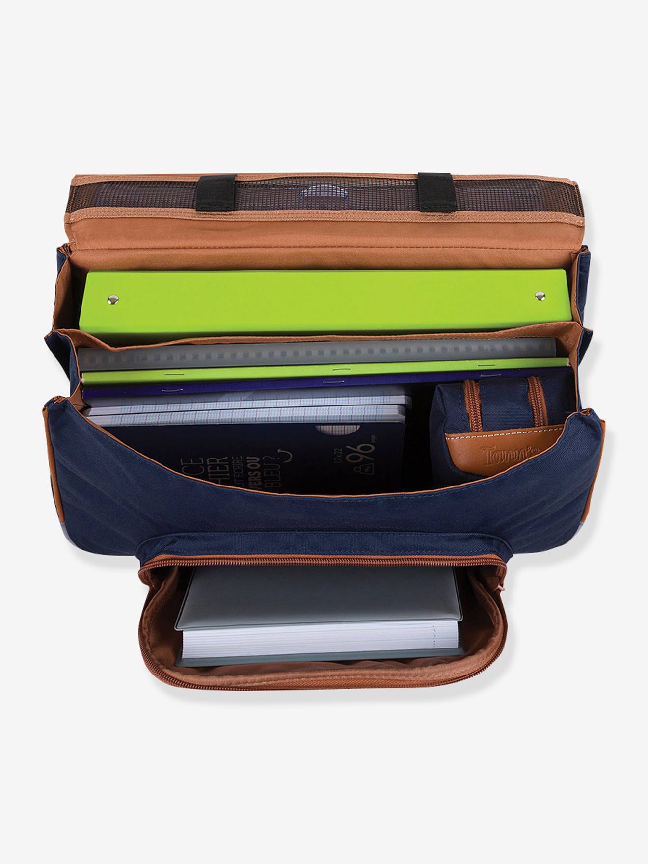 Cartable Leila de TANN'S fille bleu