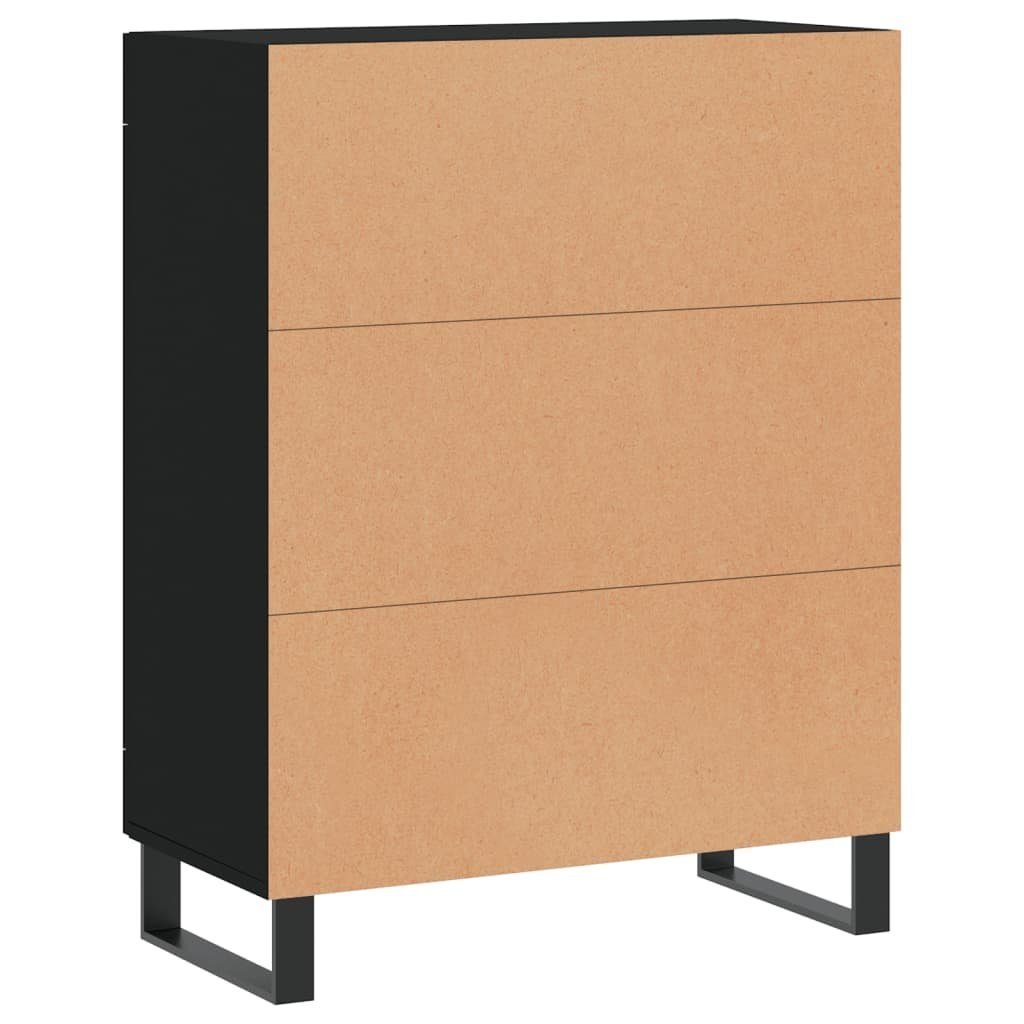 vidaXL Sideboard Sideboard Schwarz 69,5x34x90 cm Holzwerkstoff (1 St)