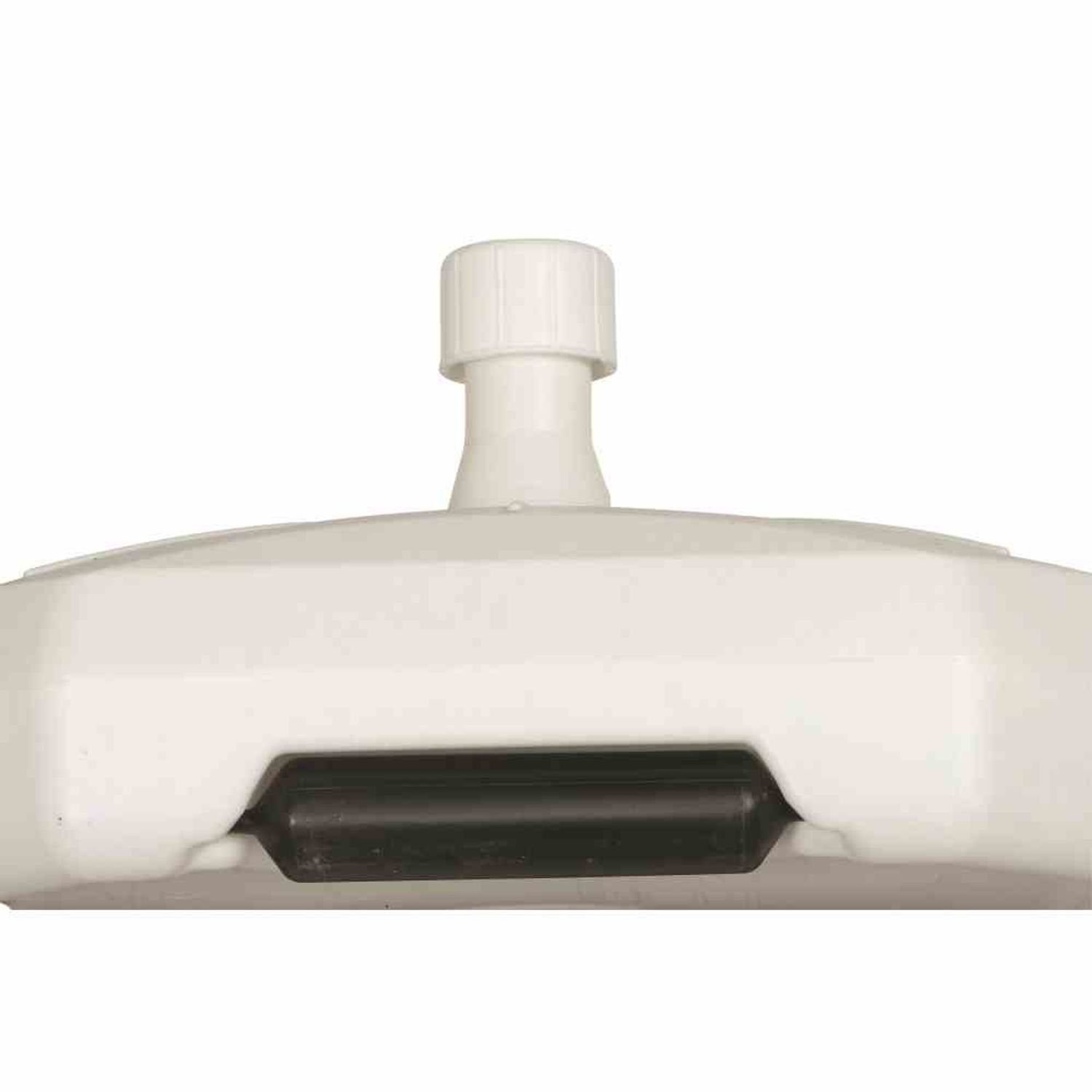 Enne Plastica Group Srl Kunststoffschirmständer Schirmständer 50 Liter, befüllbar, mit Rolle, weiß Polyethylen-HD, für