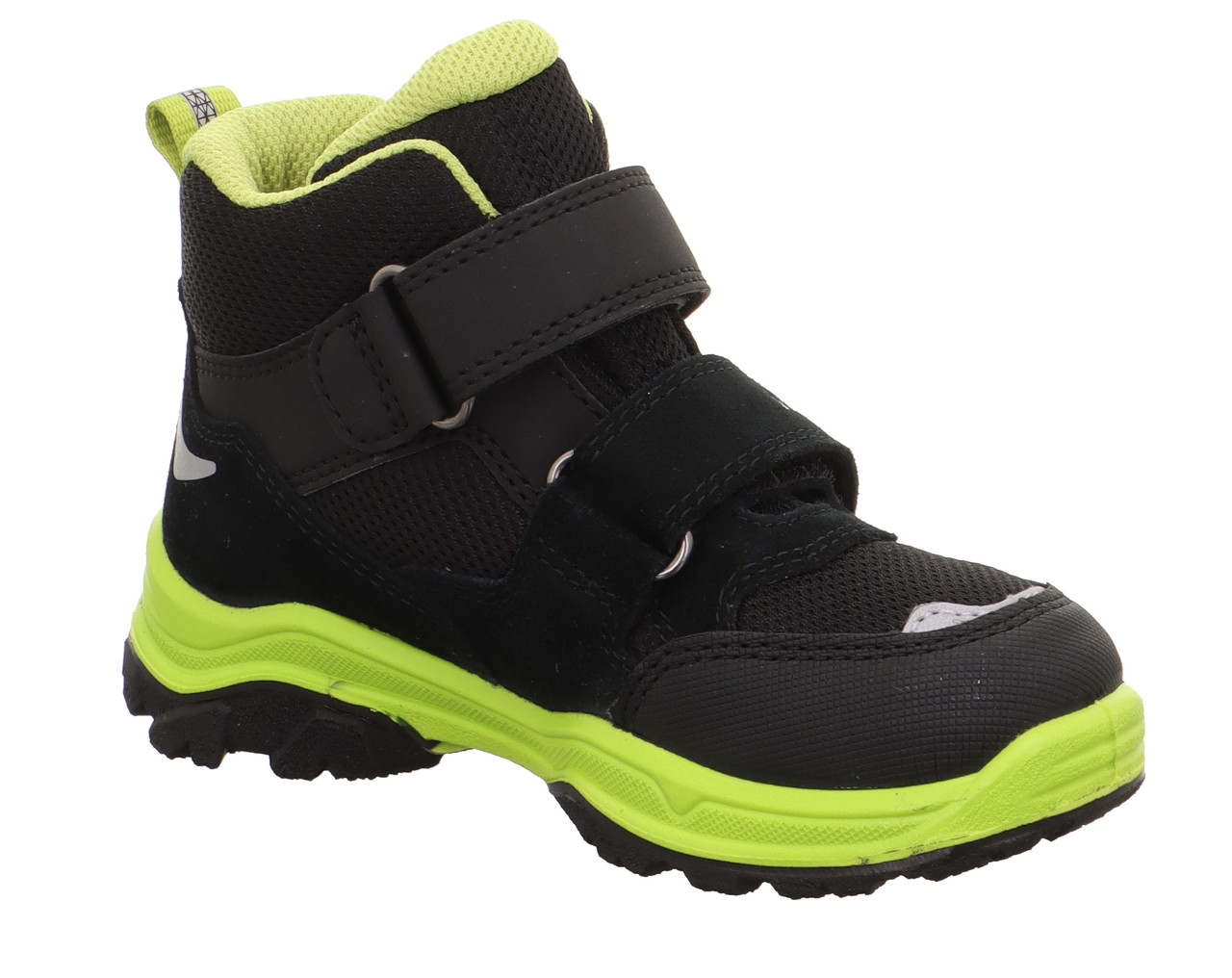 JUPITER - Schwarz/HellgrünBoots mit Klettverschluss