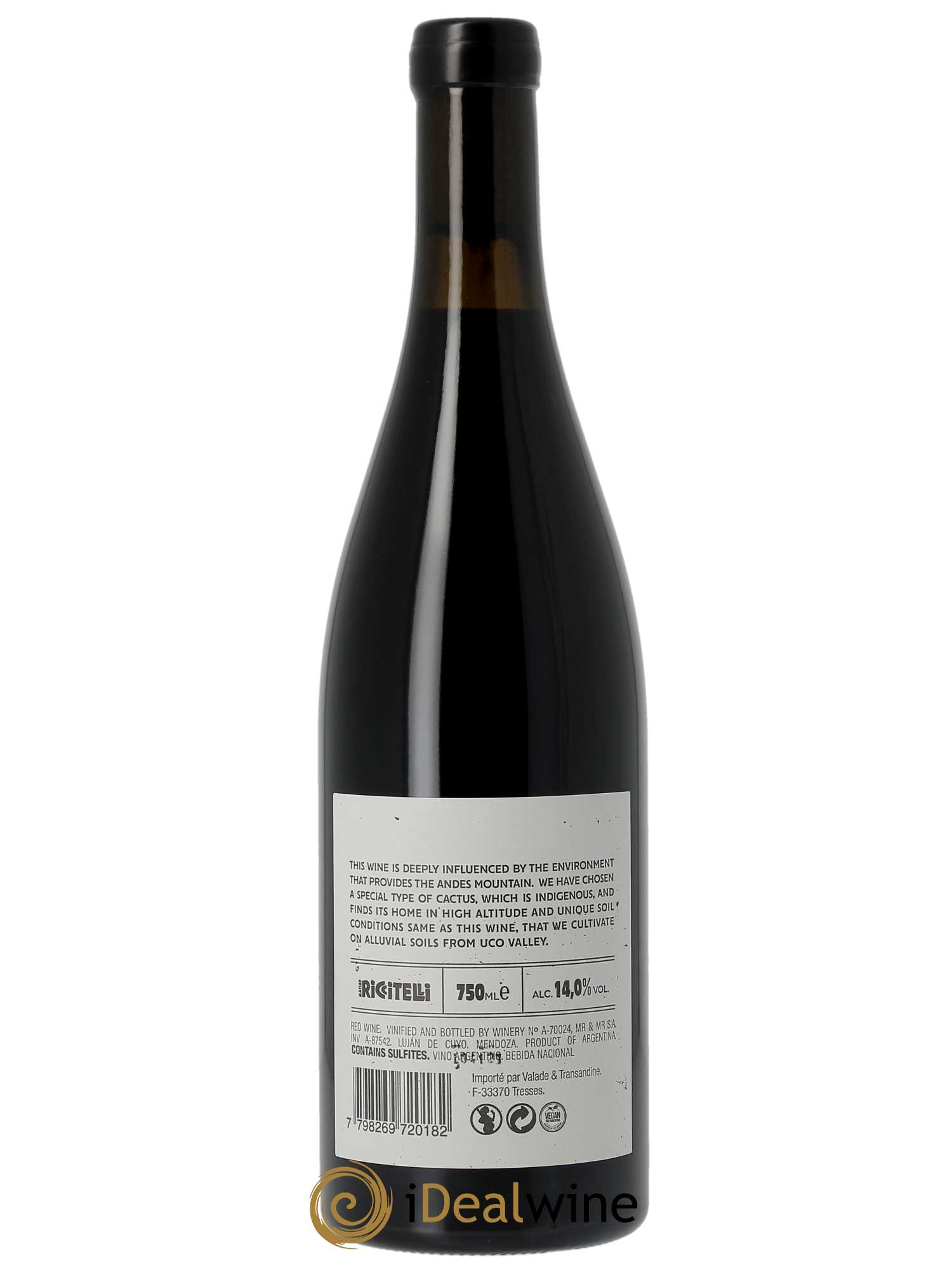 Gualtallary Matias Riccitelli Sobre Suelos Calcareos Malbec  2020 - Lot de 1 Bouteille