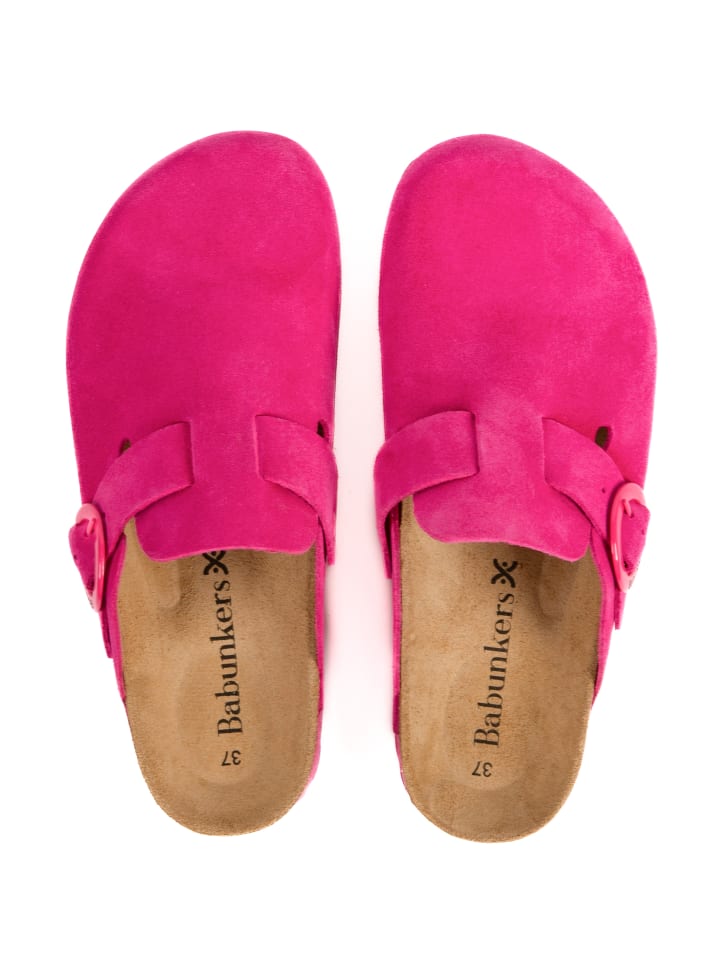 babunkers Pantoletten  in pink günstig kaufen