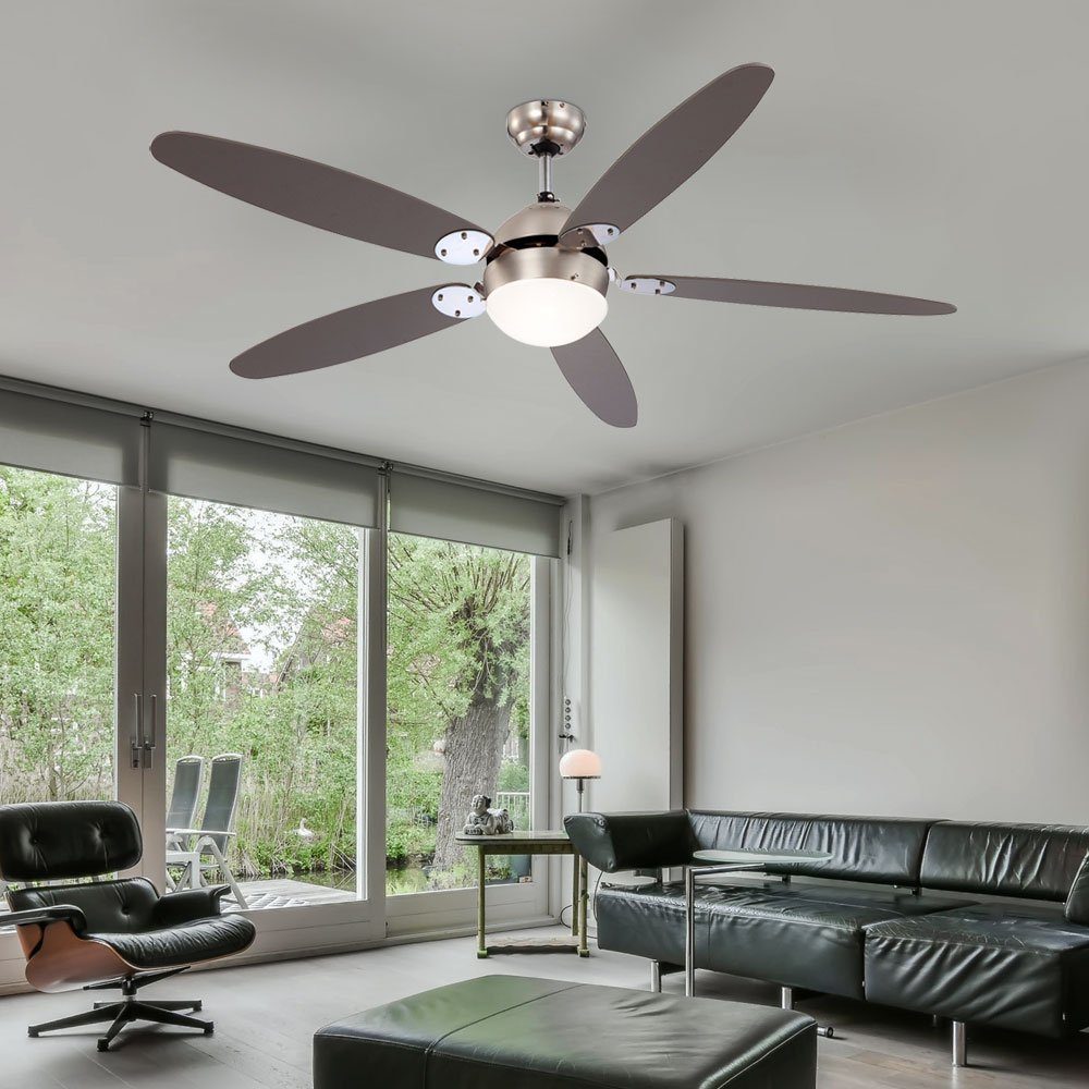 Globo Deckenventilator, Smart Home Decken Ventilator Alexa Google App Leuchte dimmbar im Set