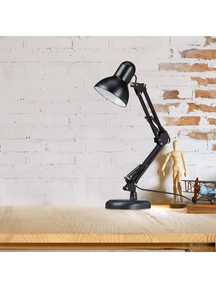 relaxdays Schreibtischlampe in Schwarz - (B)27 x (H)50 x (T)15 cm günstig kaufen onesize