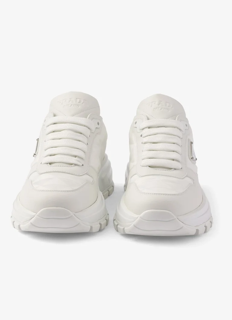 Tenisky Prada Prax 01 Re-Nylon s koženými detailmi