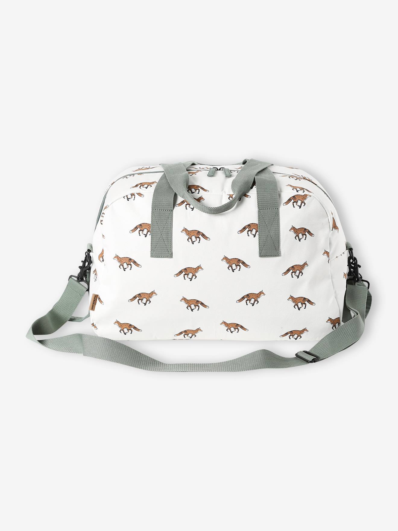 Vertbaudet Wickeltasche SOMMER - wollweiß füchse