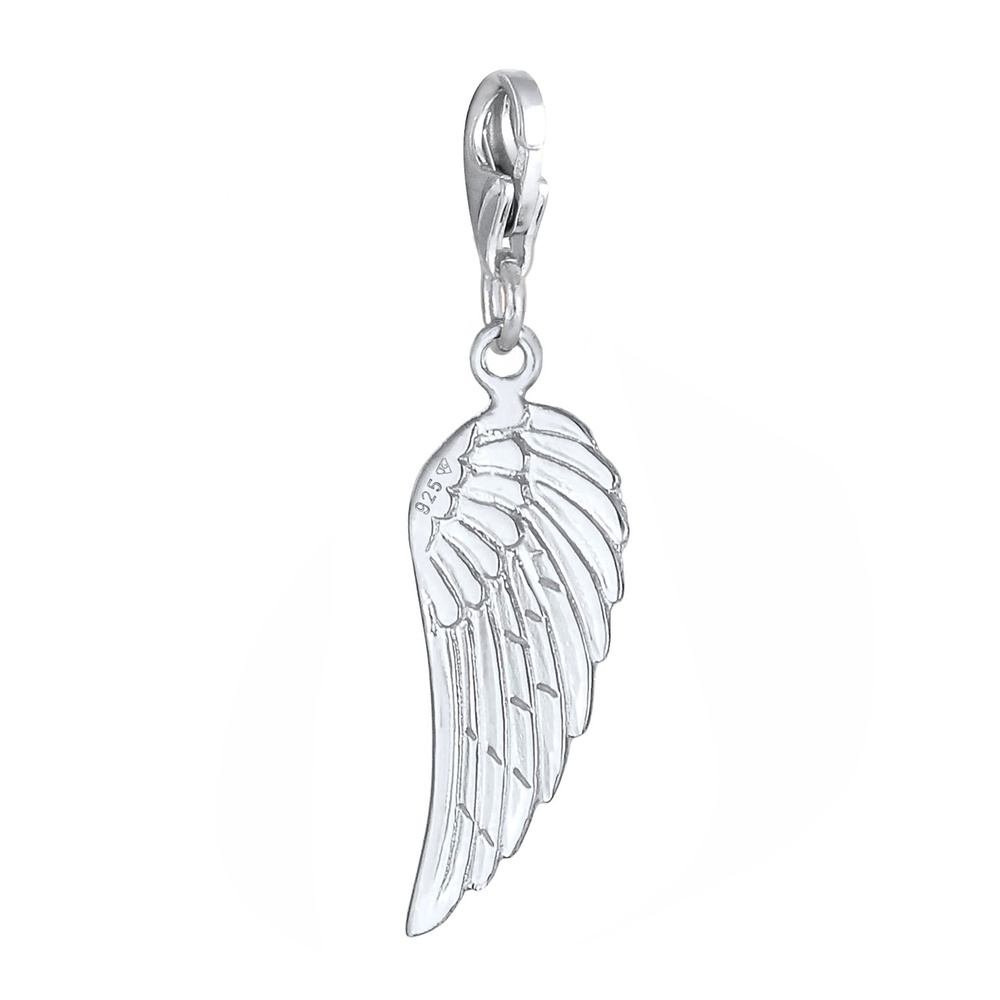 Nenalina Nenalina Amulette Charm Pendentif Ailes Porte-Bonheur en Argent 925 Pendentif