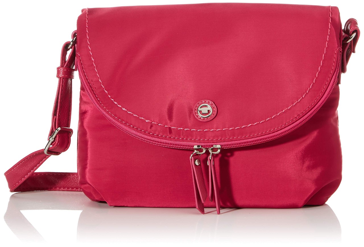 TOM TAILOR Handtaschen lila/pink VENEZIA Flap bag, pink