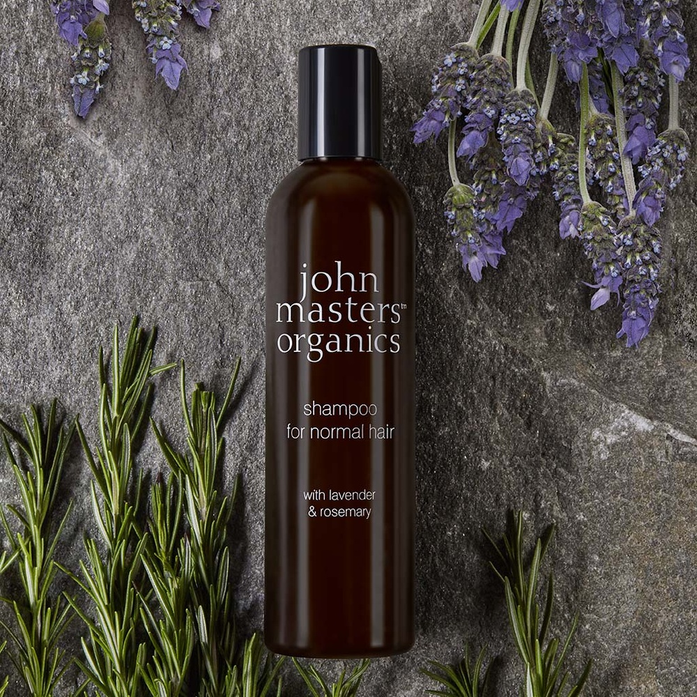 john masters organics Shampoing pour cheveux normaux à la lavande et au romarin