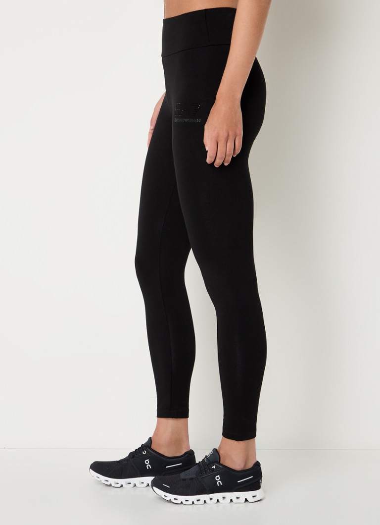 Leggings skinny a vita alta con logo Emporio Armani