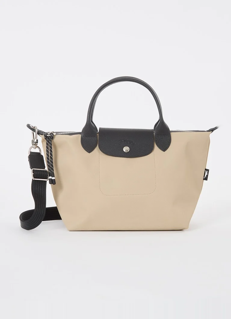 Geantă de umăr Longchamp Le Pliage Energy S cu detalii din piele