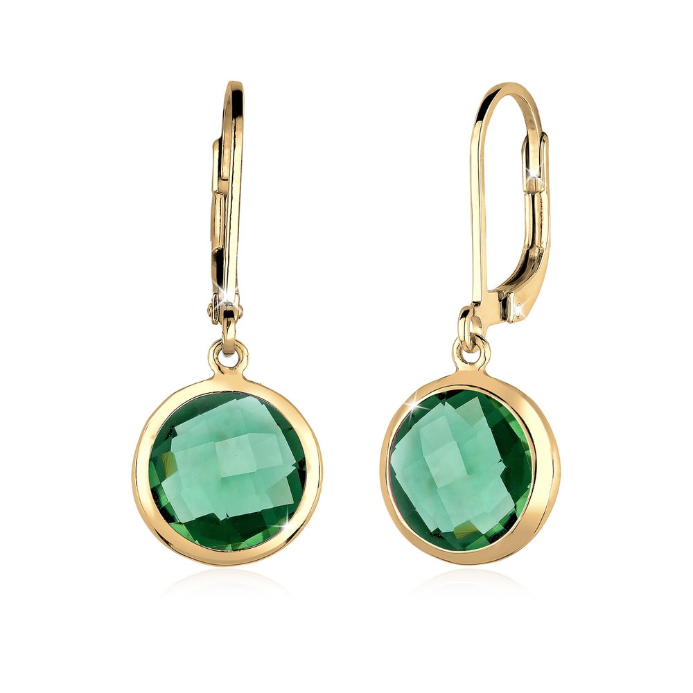 Elli PREMIUM Elli PREMIUM Boucles d'Oreilles Femmes Pendentif d'oreilles Stylé Élégant avec Qu Boucles d'oreilles