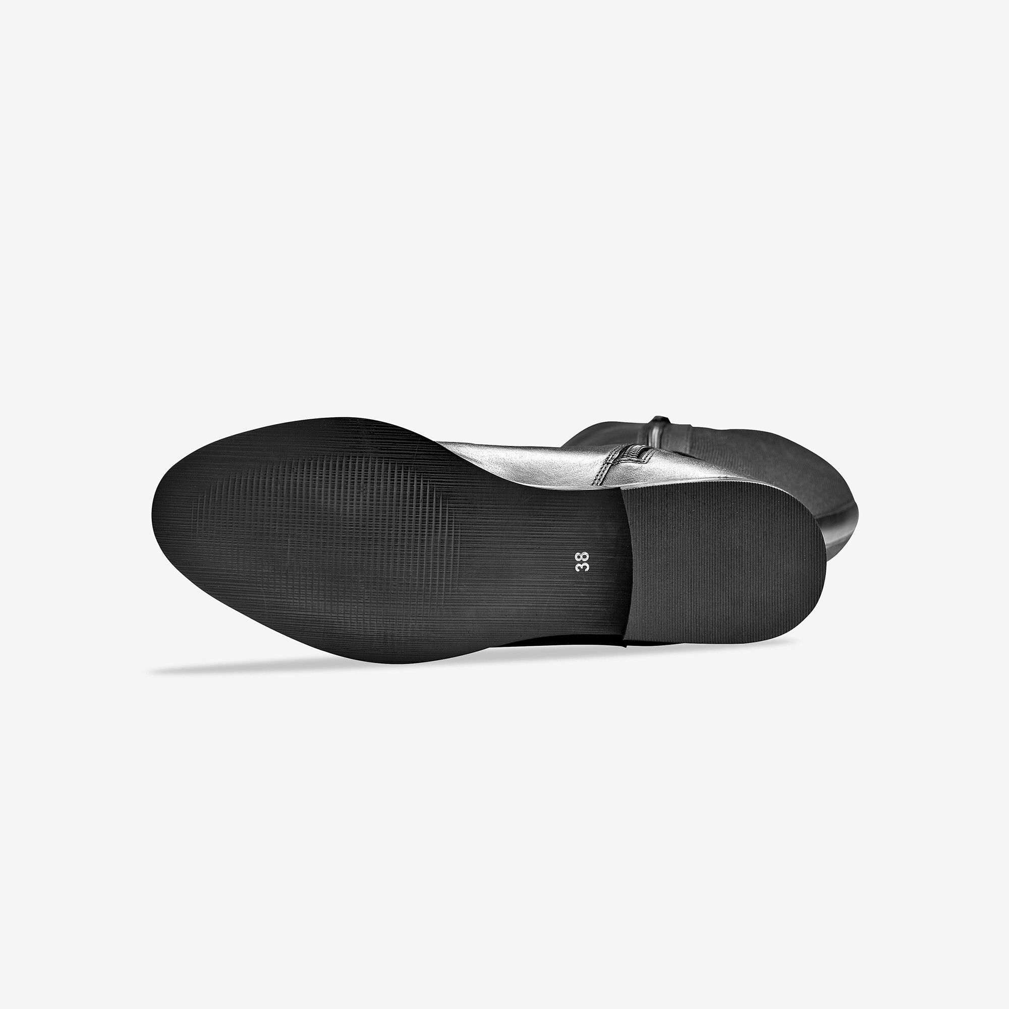 Bottes cavalières en cuir, spécial larges mollets