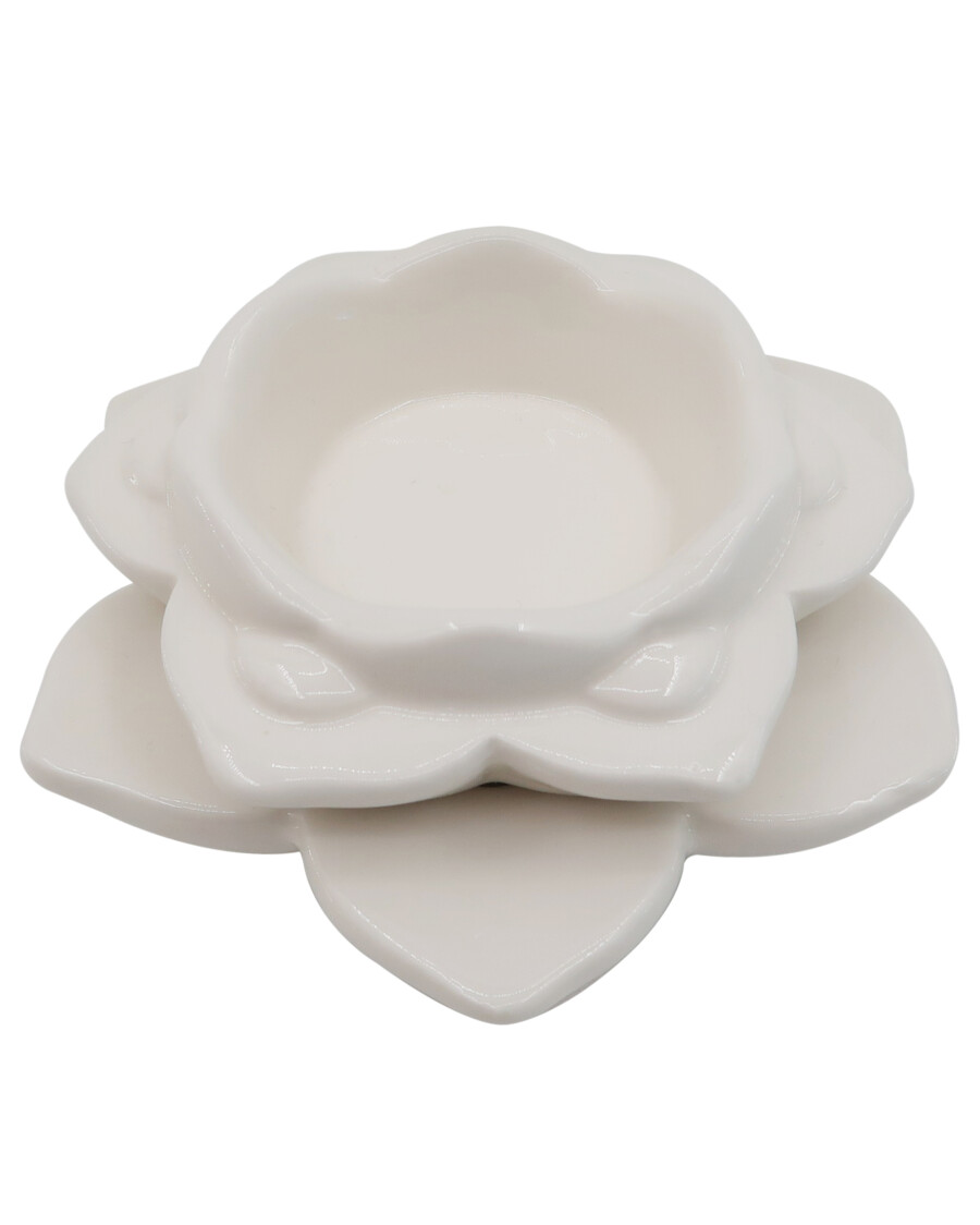Teelichthalter Seerose