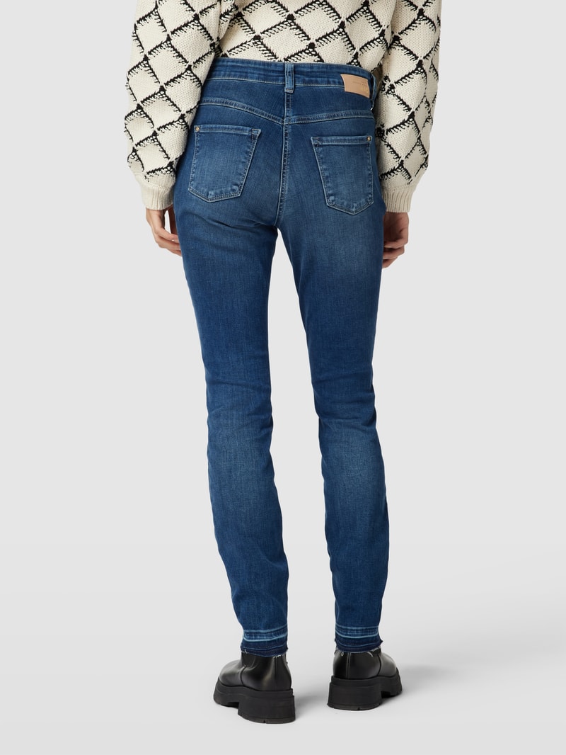 Slim Fit Jeans im 5-Pocket-Design Modell 'Dream' in blau