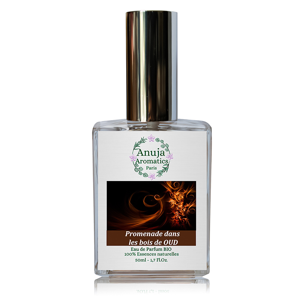 anuja aromatics Promenade dans les Bois de Oud Eau de Parfum Bio aux Essences 100 % Naturelles