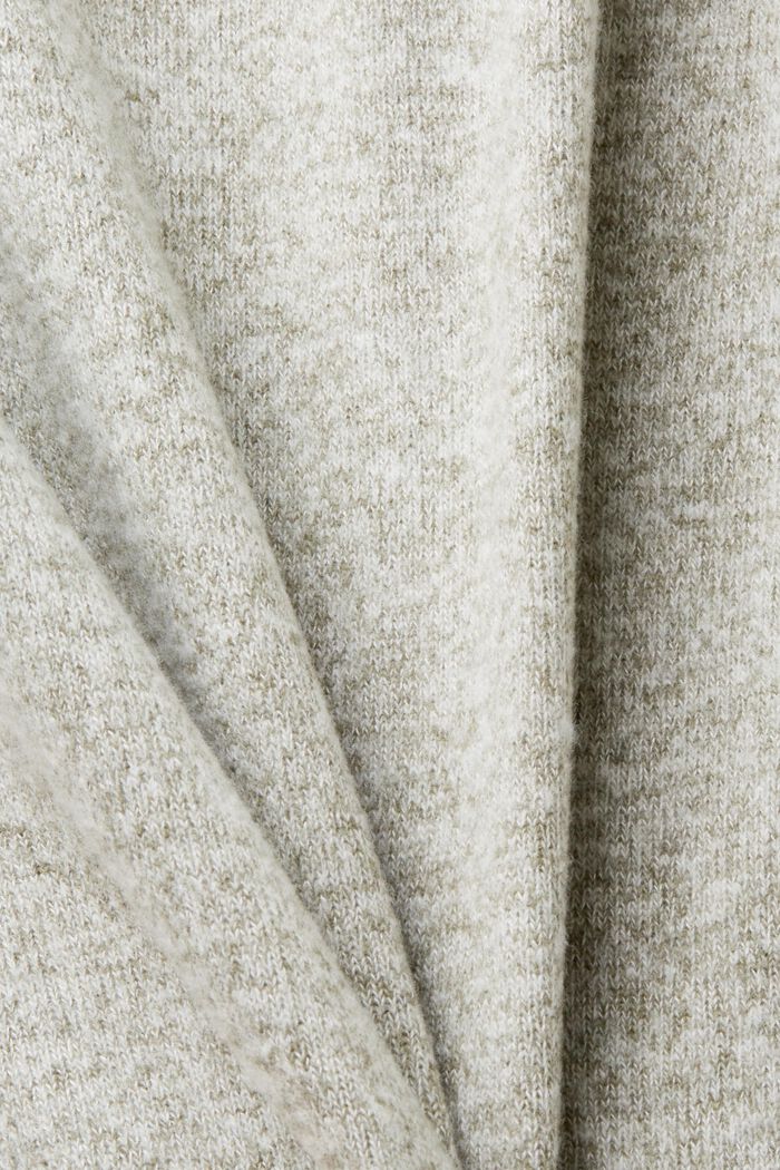 Gebürstetes Longsleeve mit V-Ausschnitt
