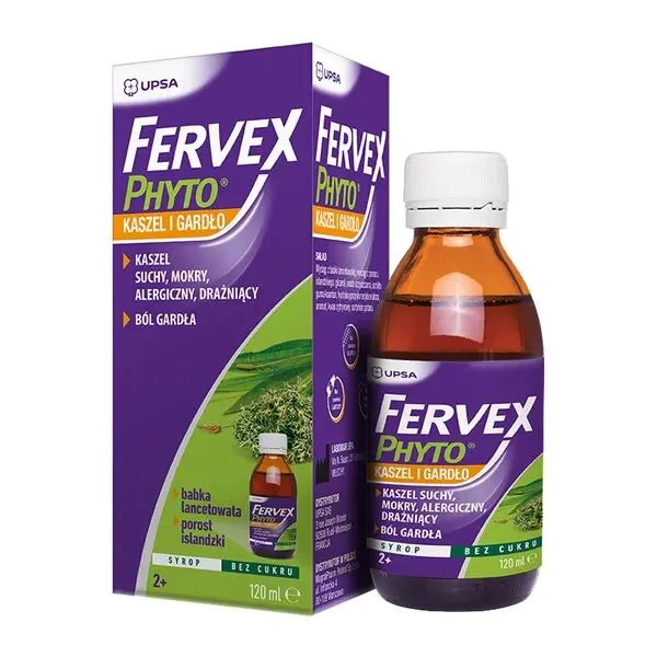 Fervex Phyto Σιρόπι για τον Βήχα και τον Λαιμό