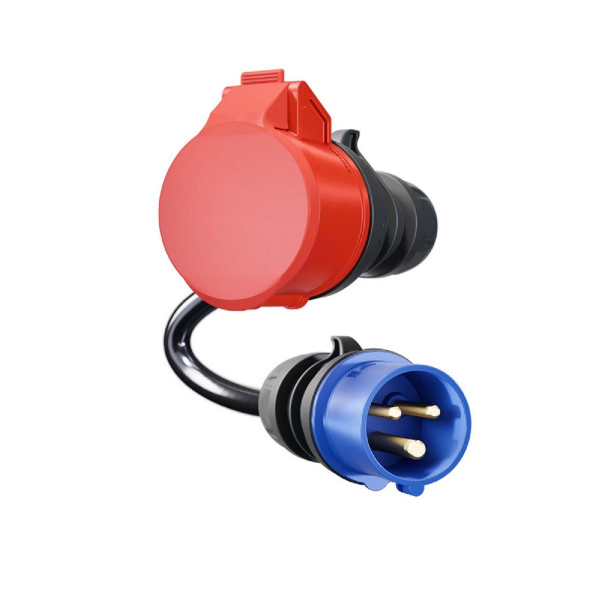 go-e Elektroauto-Ladestation Adapter Gemini flex 11 kW auf CEE blau 16 A, 3, 1-St.