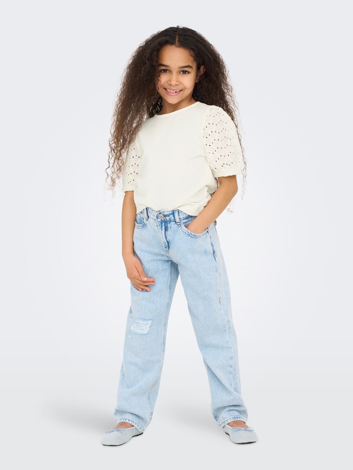 KIDS ONLY Shirt in Creme günstig kaufen