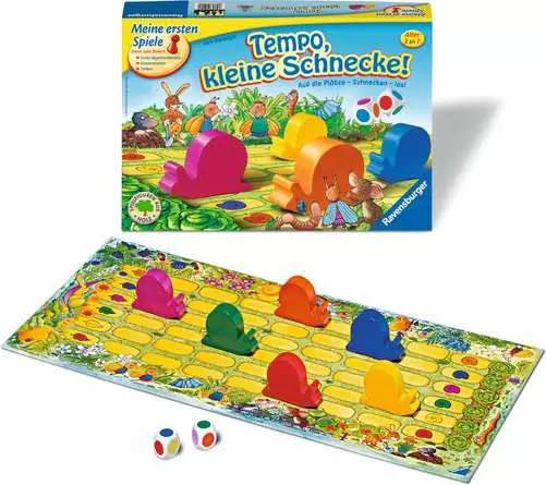 Tempo, kleine Schnecke! - Kinderspiel ab 3 Jahren
