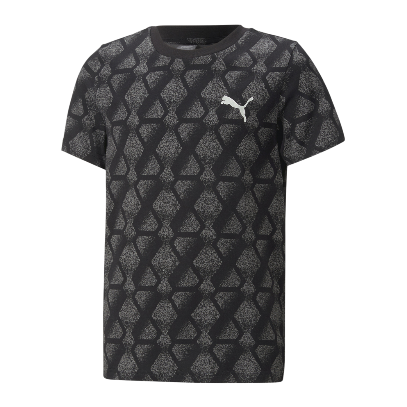 PUMA ACTIVE Sports AOP T-Shirt Kids Schwarz F01