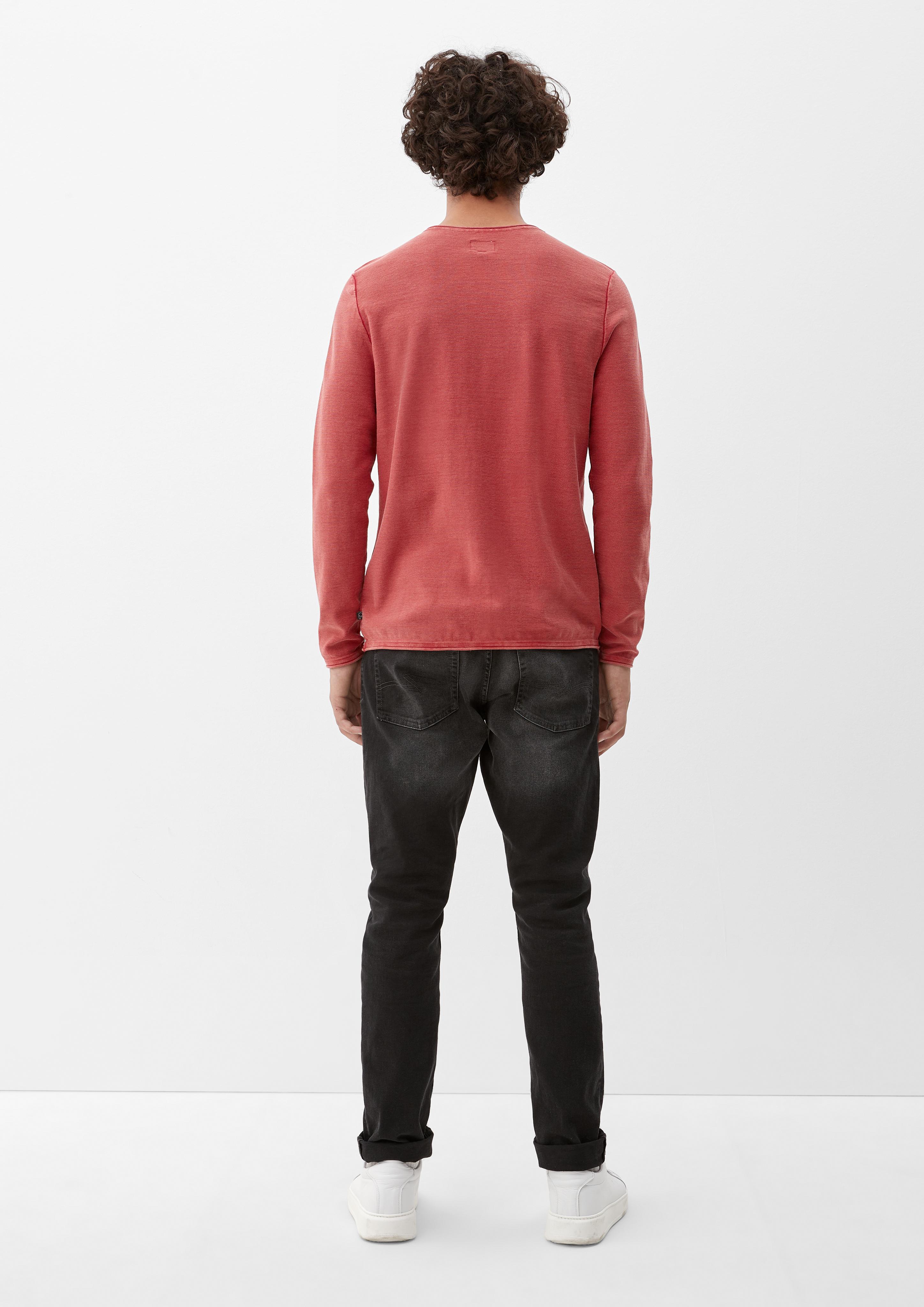 Feinstrickpulli mit Rollsäumen  2118674-3640