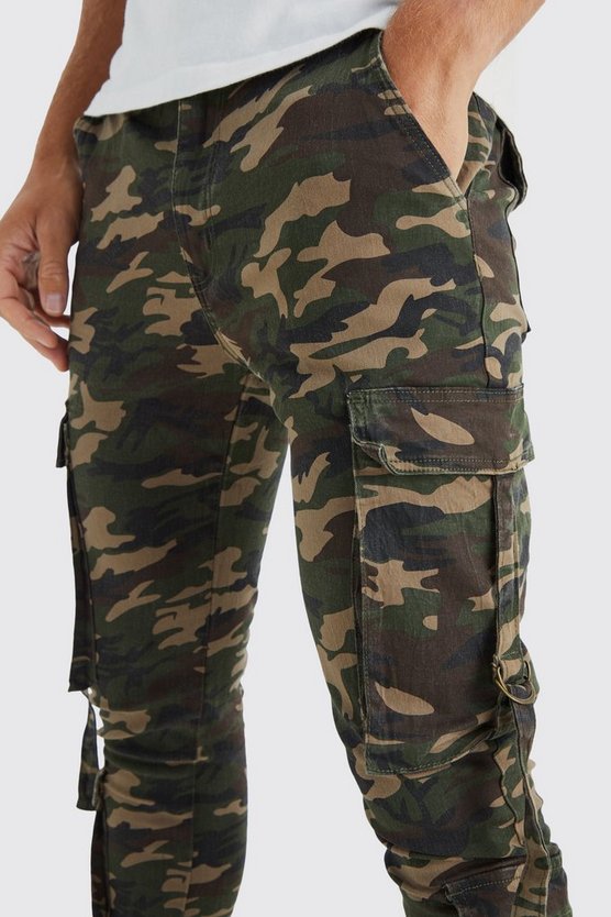 Tall Skinny Cargo Camouflage Hose