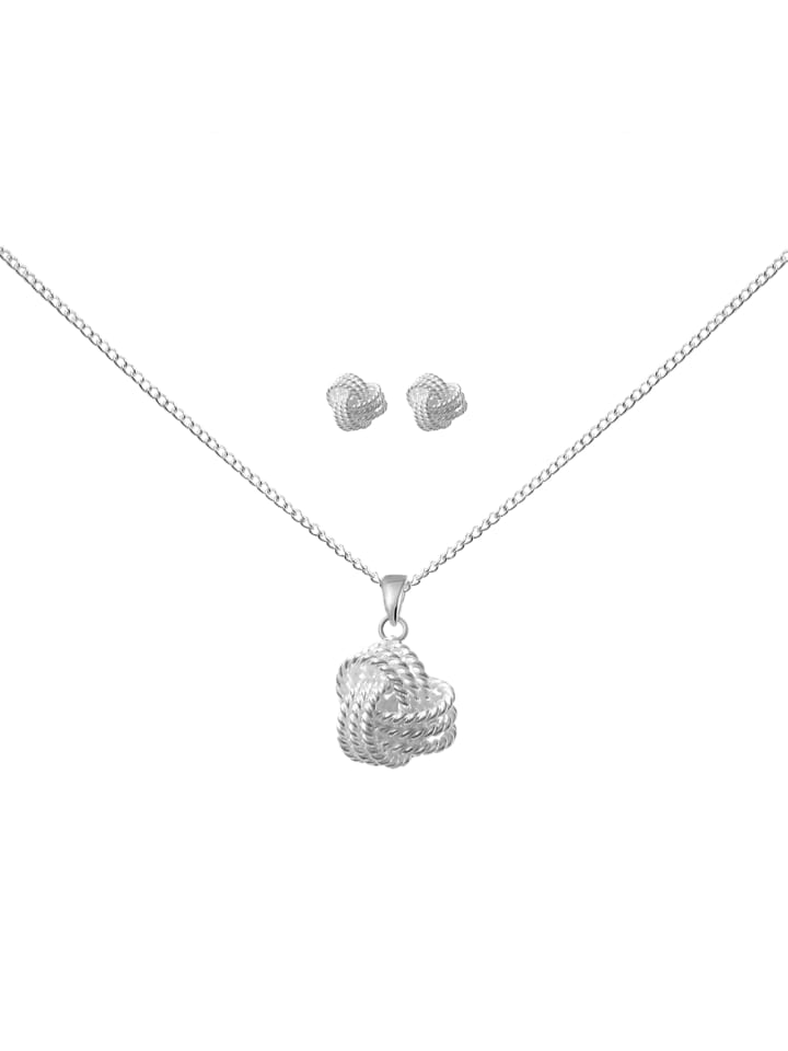 Alexander York Schmuckset GLÜCKSKNOTEN in 925 Sterling Silber, 4-tlg. günstig kaufen onesize
