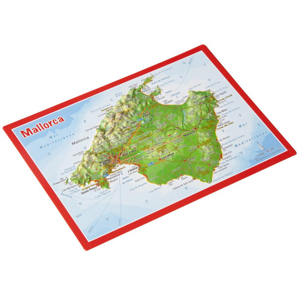 RELIEFPOSTKARTE MALLORCA