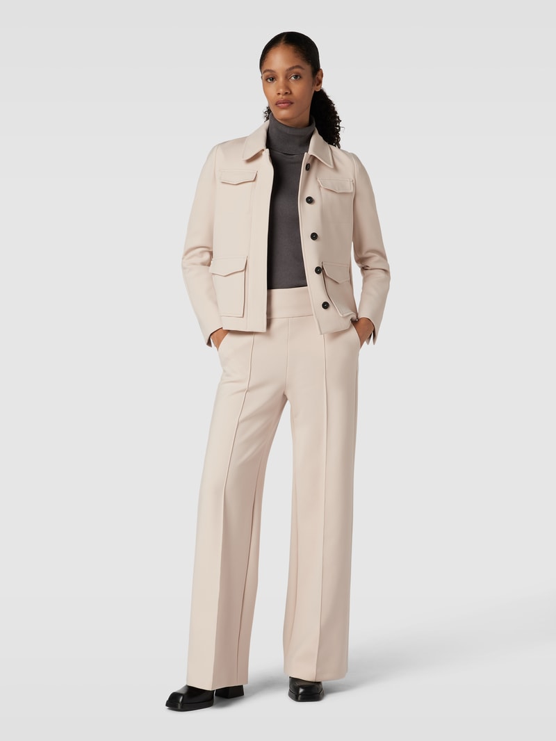 Anzughose mit Stretch-Anteil in beige