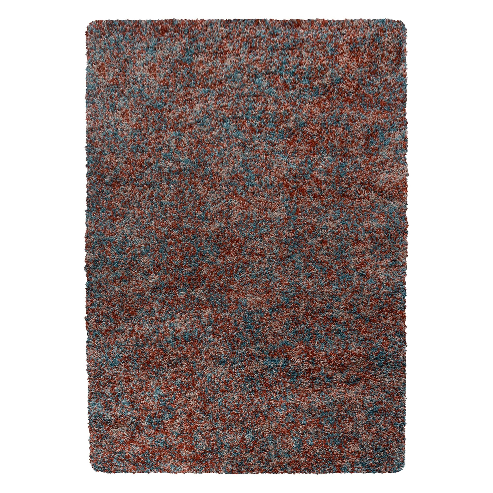 Hochflor-Teppich Meliert Design, Carpetsale24, Läufer, Höhe: 30 mm, Teppich Wohnzimmer