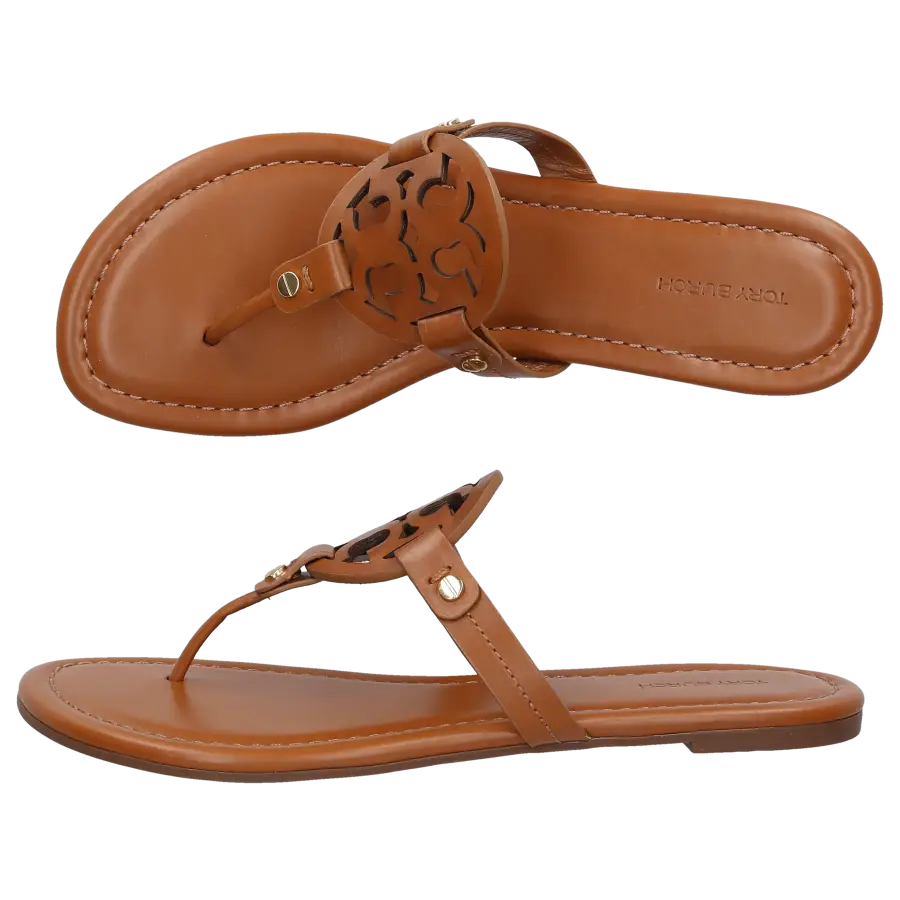 Tory Burch - Zehentrenner MILLER Ziegenleder - braun