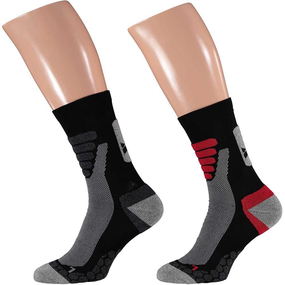 Xtreme 2 Paar Multi Black Wandersocken