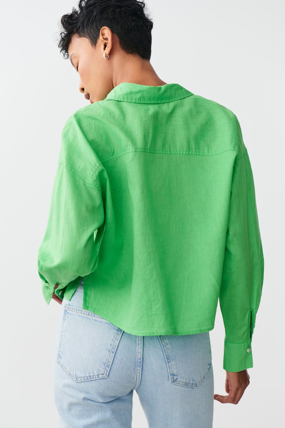 Magda linen blend shirt