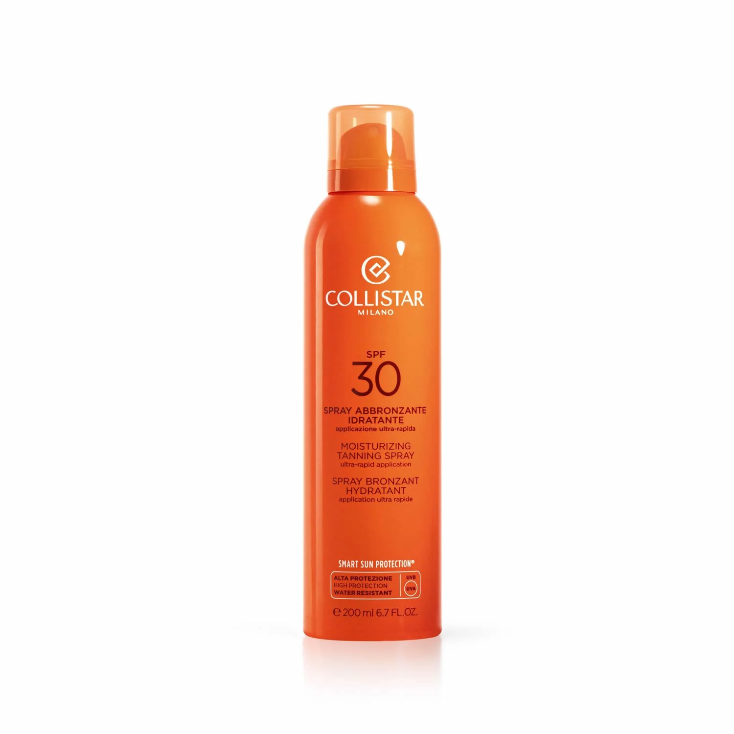 Spray autobronceador hidratante SPF30 - Spray solar corporal de alta protección.