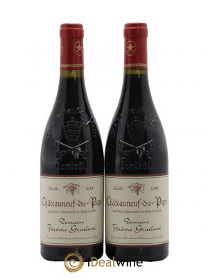 Châteauneuf-du-Pape Jérôme Gradassi  2019 - Lot de 2 Bouteilles