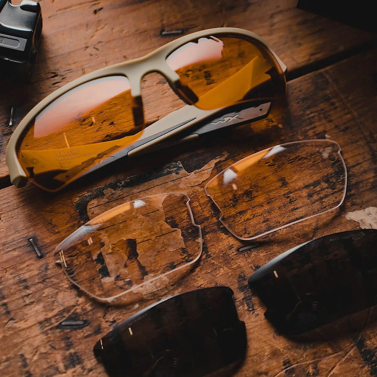 Valor 2.5 Taktische Brille mit 3 Gläsern