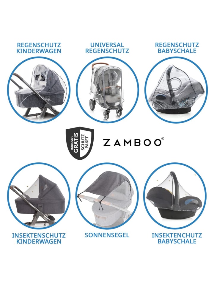 ABC-Design 3in1 Kinderwagen-Set Salsa 4 Air - inkl. in gruen,silber günstig kaufen onesize