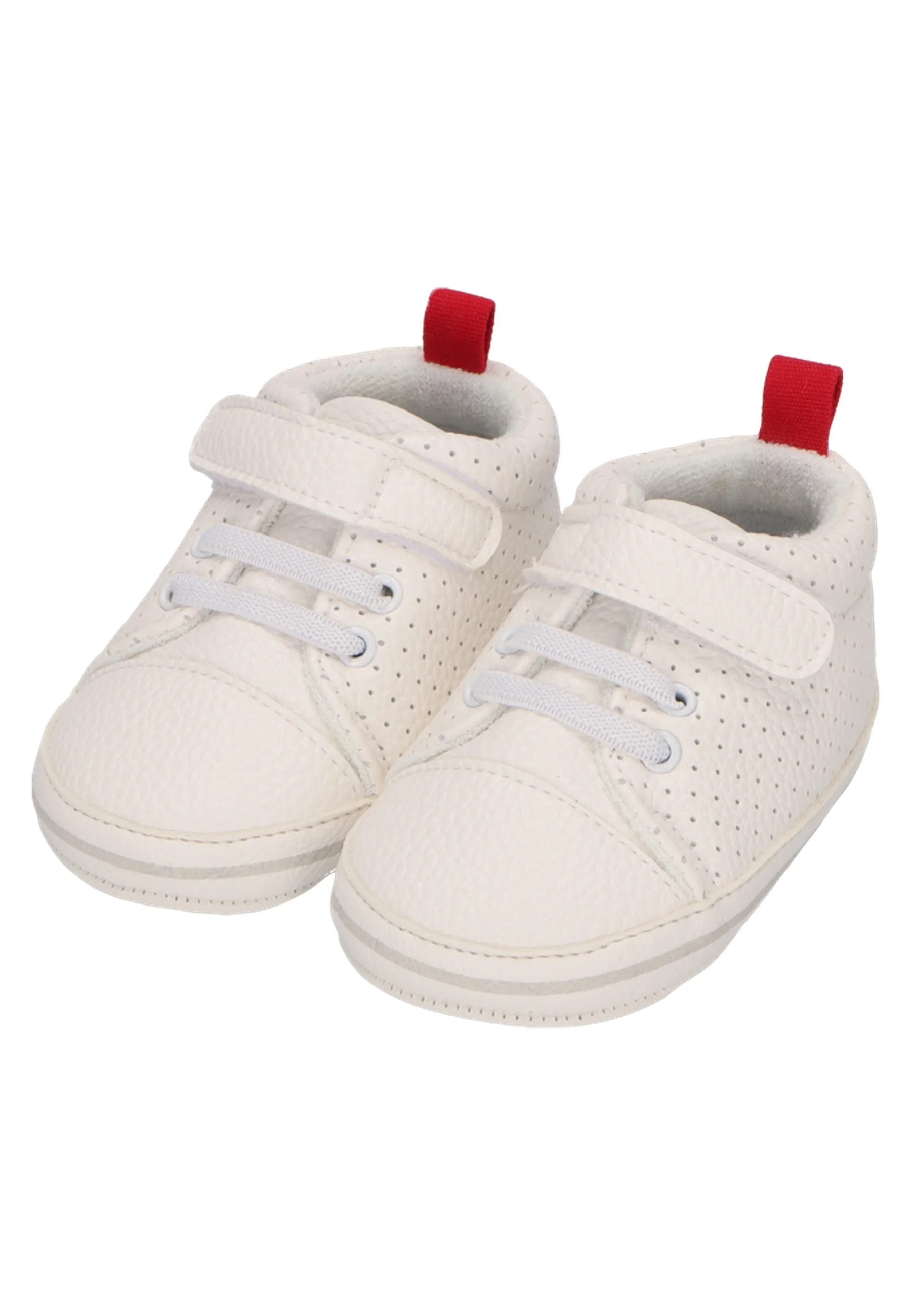 Babyschuh Uni mit elastischen Schnürsenkeln