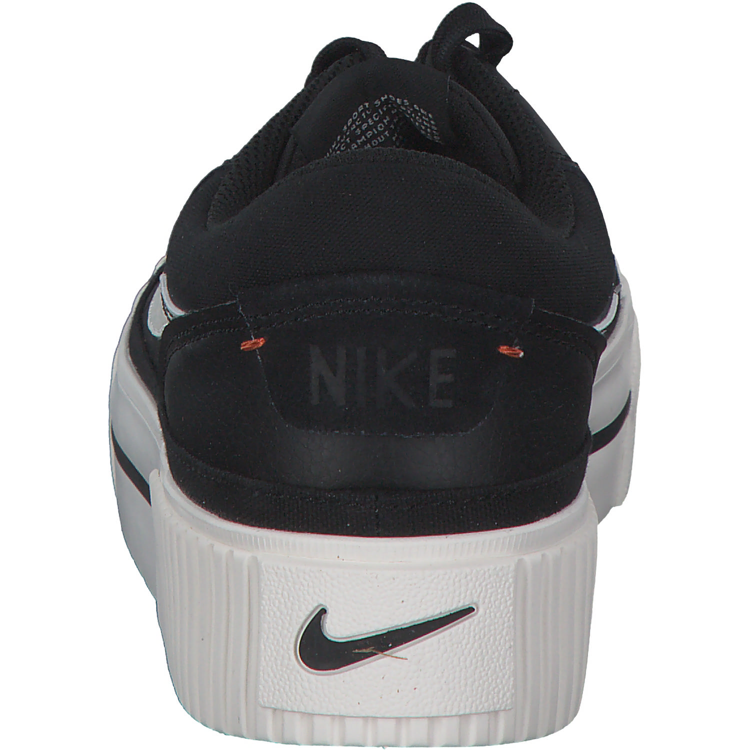 Nike Court Legacy Lift DM7590, Schnürschuhe, Damen, black/wail white/team orange
