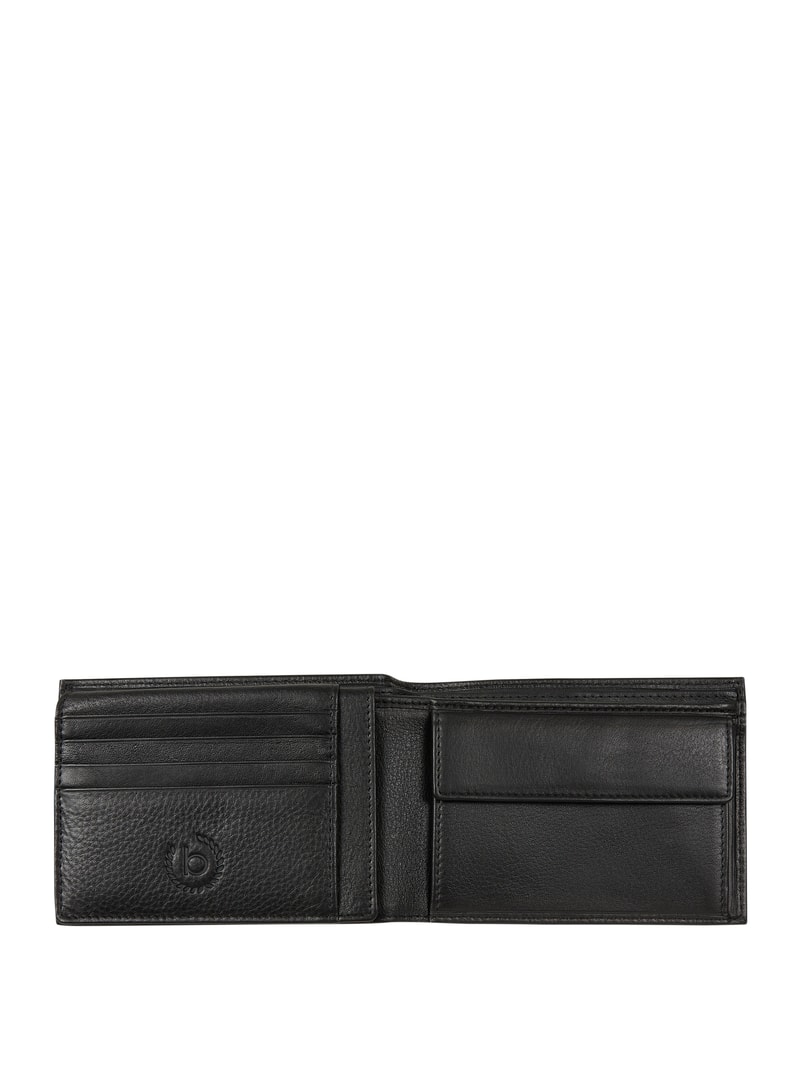 Portemonnaie in Leder-Optik in schwarz