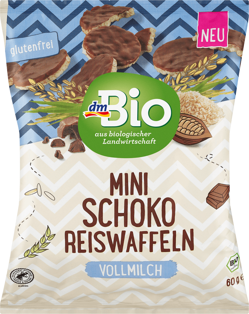 Mini Schokoreiswaffel Vollmilch, 60 g