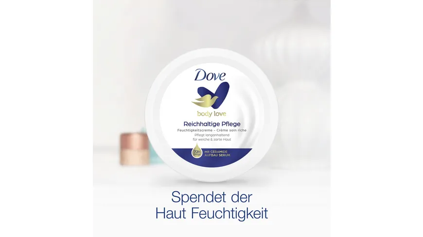 Dove Body Love Reichhaltige Pflege Feuchtigkeitscreme 150 ml