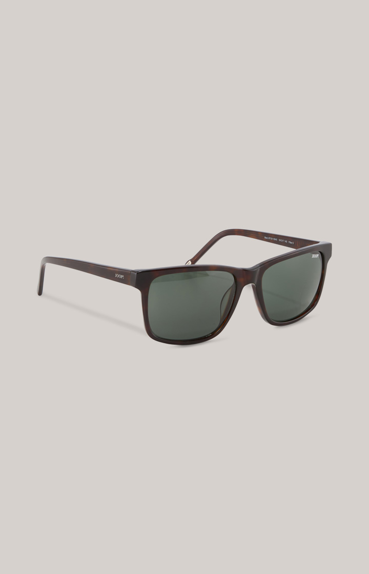 Sonnenbrille in Braun/Grün
