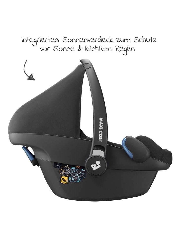 Maxi-Cosi 3in1 Babyschale & Reboarder-Set ab Geburt in schwarz günstig kaufen onesize