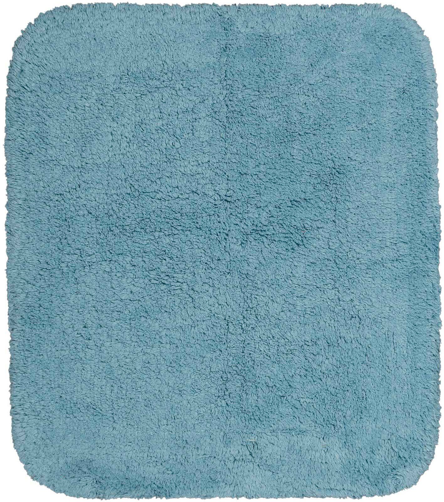 Badematte Ole WB-2721 Wecon home Basics, Höhe 20 mm, fußbodenheizungsgeeignet, Baumwolle, 100% Baumwollflor, waschbar, einfarbig, Badezimmerteppich